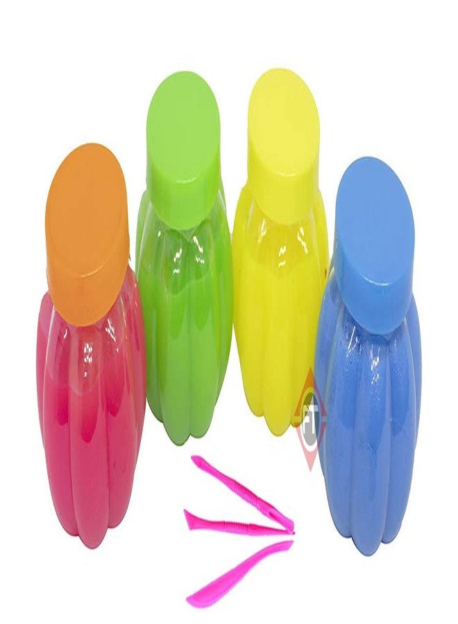 Firstly مجموعة صنع السلايم من فيرستلي تريدرز، تتضمن 4 أوعية سلايم وأدوات تشكيل طين مجانية، مناسبة للأطفال من عمر 3 سنوات فما فوق، هدية مميزة له أو لها - Image 1